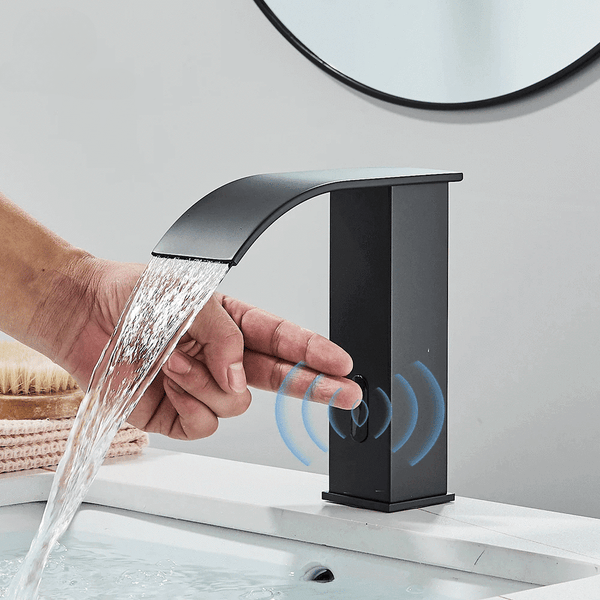 Torneira Para Banheiro Sense - Sensor Automático Quente e Fria - Cuba Alta e Cuba Baixa