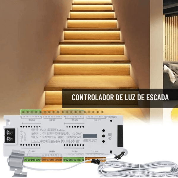 Controlador de Sensor de Movimento Para Escadas 32 Canais