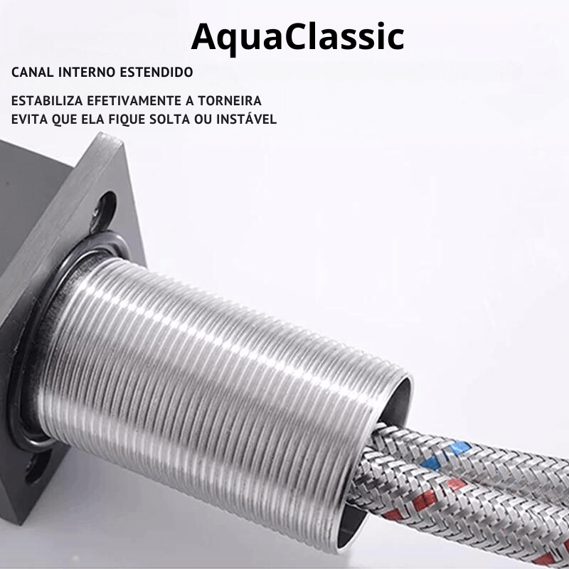 Torneira Para Banheiro AquaClassic Monocomando Quente e Fria Cuba Alta