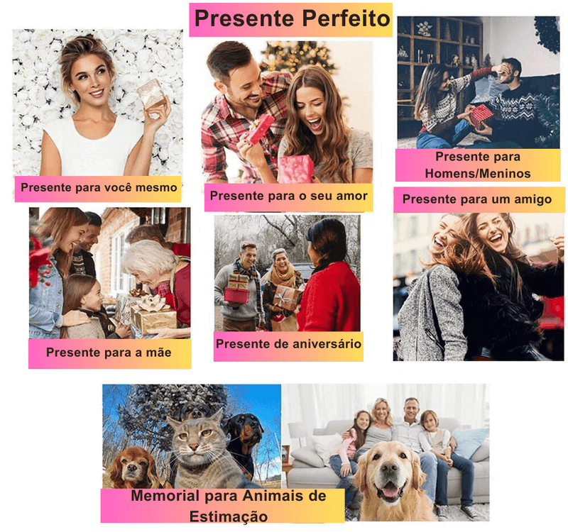 Luminária Personalizada com Foto 3D LED
