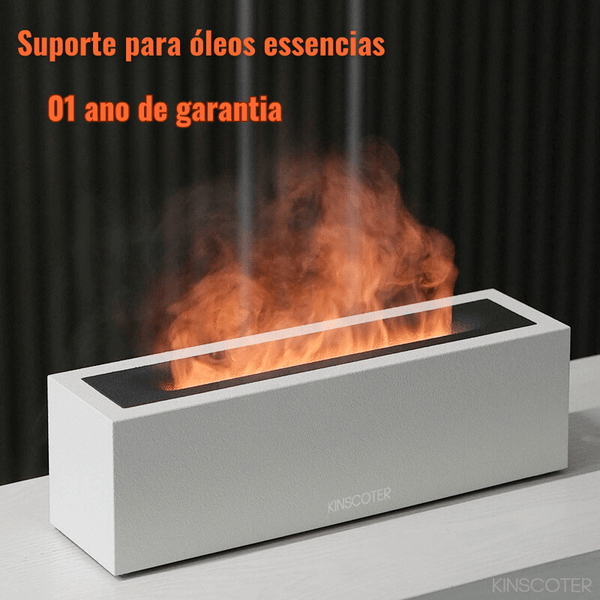 Umidificador de Ambiente com Luz e Aroma Difusor