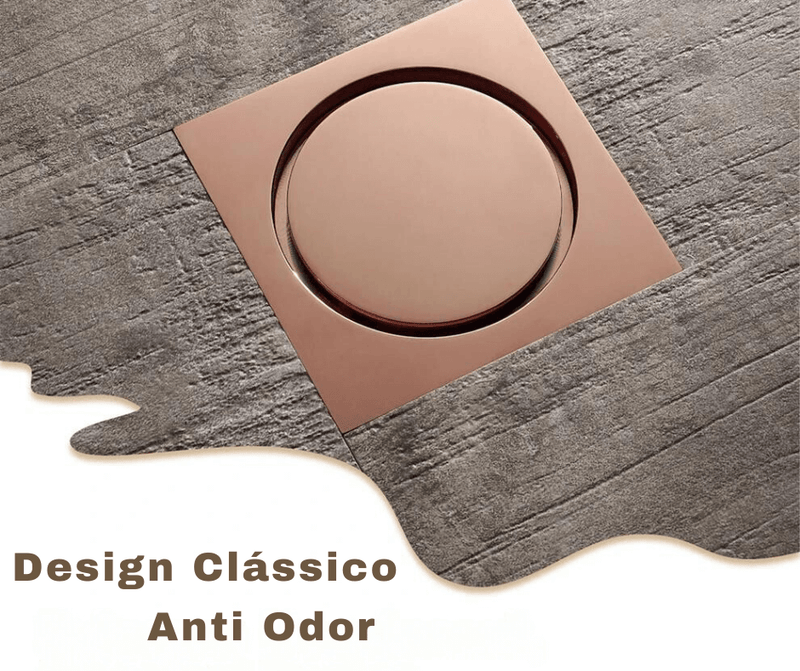 Ralo Click Inteligente Anti Odor 10x10 Rose Gold