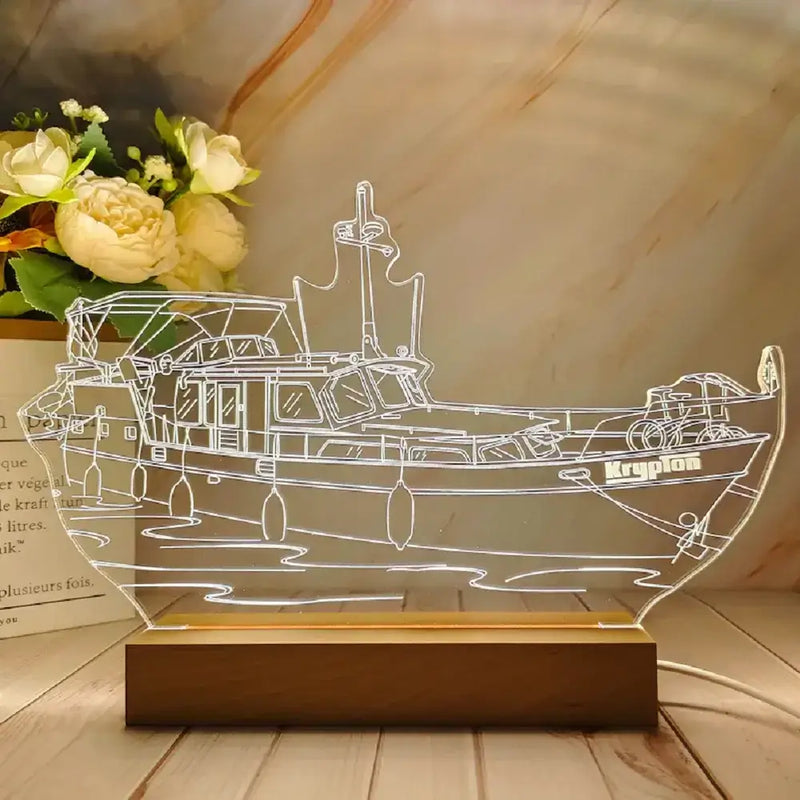 Luminária Personalizada com Foto 3D LED